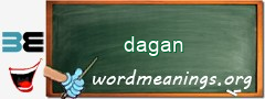 WordMeaning blackboard for dagan